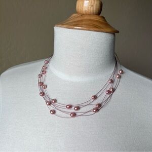 Multi-Strand Pearl Necklace